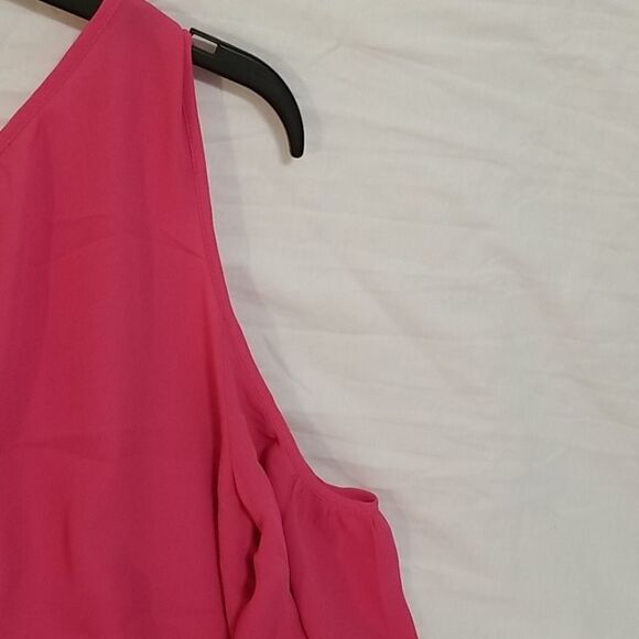 Charming Charlie's Dark Rose‎ Open Shoulder Blouse Size M - Picture 7 of 7